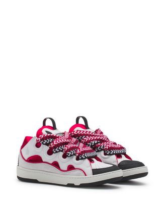 Lanvin Women's Leather Curb Sneakers