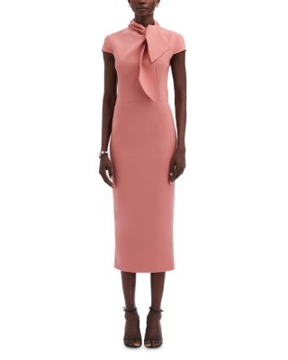 Oscar de la Renta - Wool Blend Midi Dress