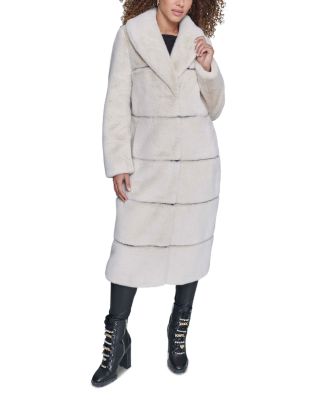KARL LAGERFELD PARIS Faux Fur Coat | Bloomingdale's Women