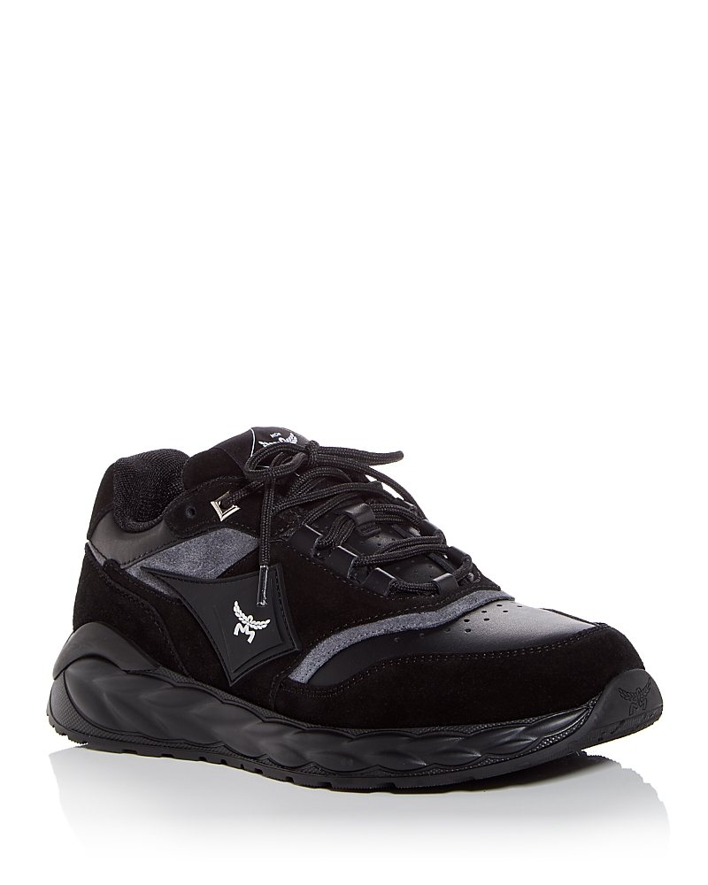 Mcm Women's Skywander Low Top Leather Sneakers