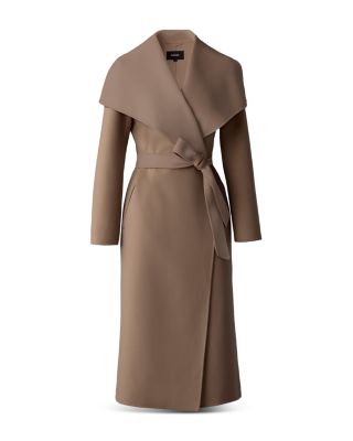 Mai Lightweight Wrap Wool Coat