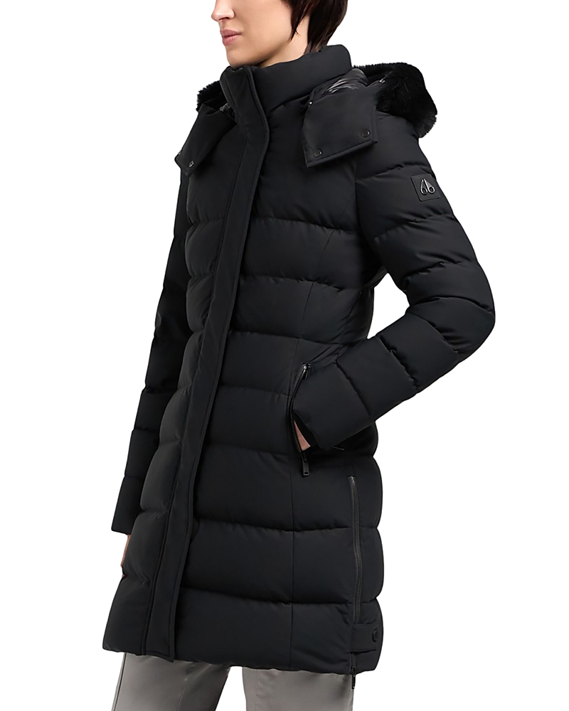 Moose Knuckles Watershed Shearling Trim Down Parka