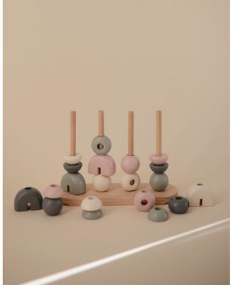  Wooden Multi Shape Stacker Years+ - Ages 2-4