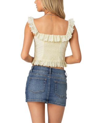 トップス melt the lady ruffle corset melt the lady lace ruffle tops - メルカリ