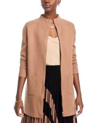 T Tahari - Funnel Neck Coat