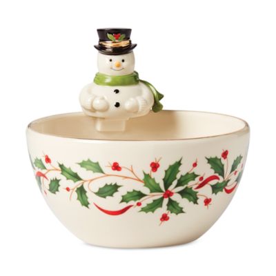 Lenox - Holiday Snowman Bowl