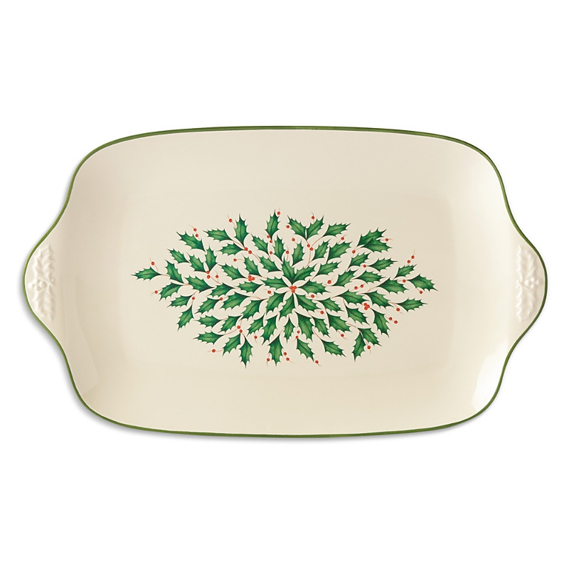 Lenox Holiday Large Serving Platter In Ivory