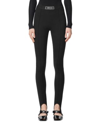 Versace - Logo Waist Stirrup Pants