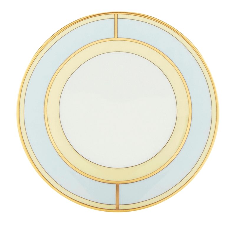 Ginori 1735 Colonna Diva Coffee Saucer In Celeste