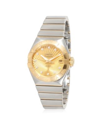 Pre-Owned Omega - Stainless Steel/Gold Constellation Watch 123.20.27.20.58.001 30.20mm