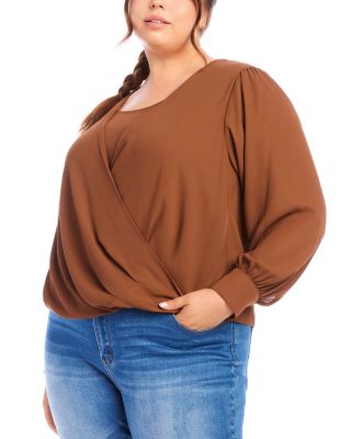 Plus Draped Top
