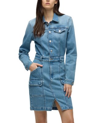 Hudson - Reconstructed Denim Shirt Dress