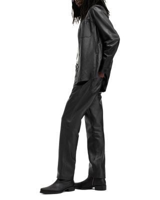 Lynch Leather Straight Fit Pants 