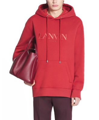 Lanvin - Paris Embroidered Loose-Fitting Hoodie