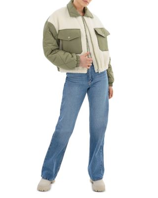 Peyton Mixed Media Jacket