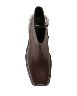 Women's Blanca Square Toe Block Heel Ankle Boots 