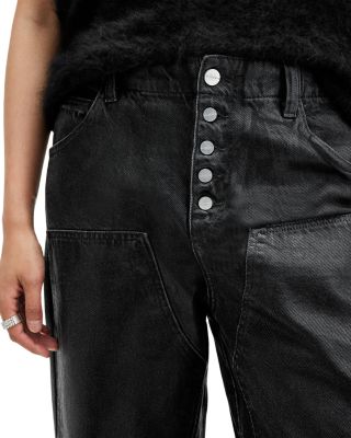 Tay Mid Rise Carpenter Jeans in Black