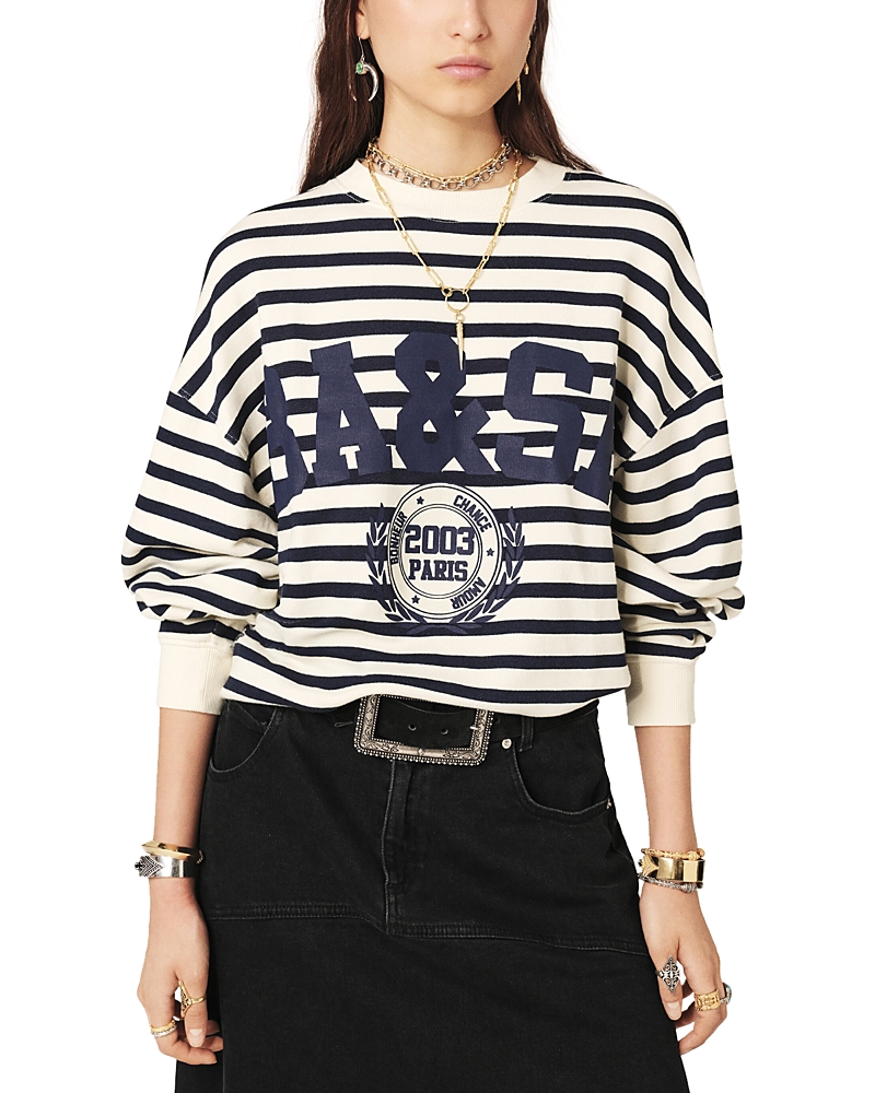 Ba&sh Ba & Sh Benjamin Sweatshirt In Navy