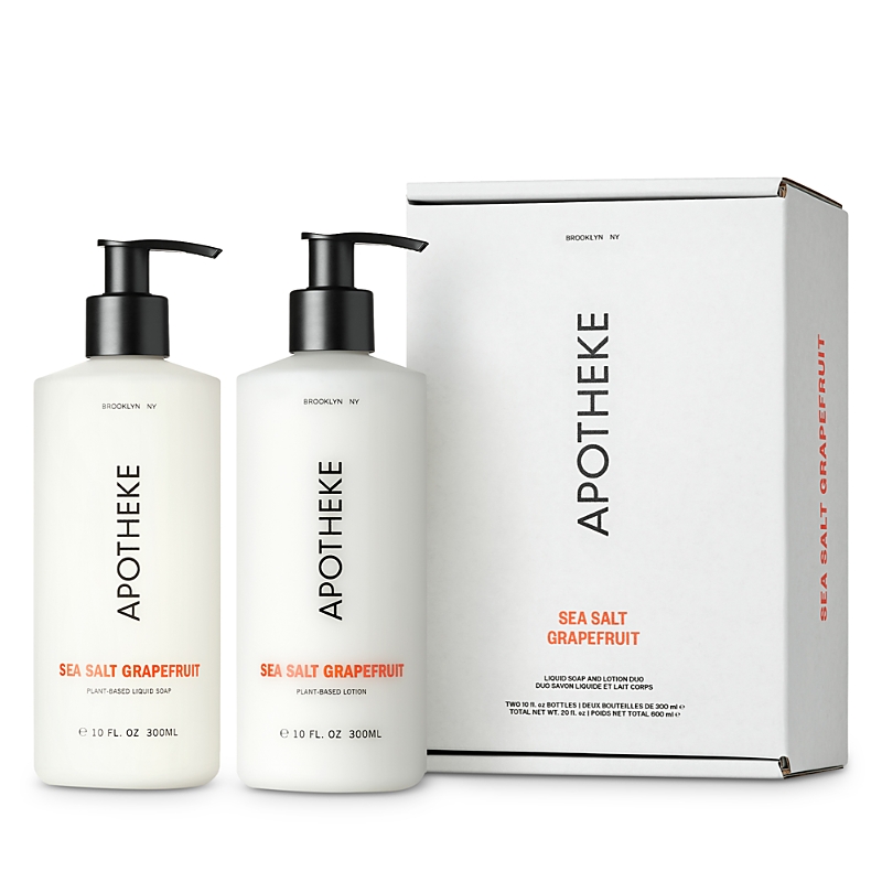 Apotheke Sea Salt Grapefruit Liquid Soap and Lotion Duo ($40 value)