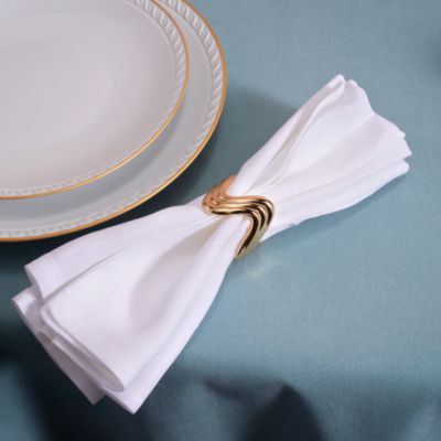 Ripple Napkin Rings, Set of 4
