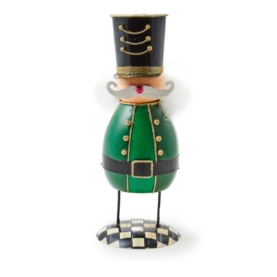 Mackenzie-Childs - Emerald Luxe Tin Nutcracker