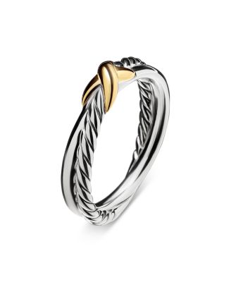 アクセサリー David Yurman Petite X Ring with 18KYG R16895-S8_ALT2.jpg?v=1624282696