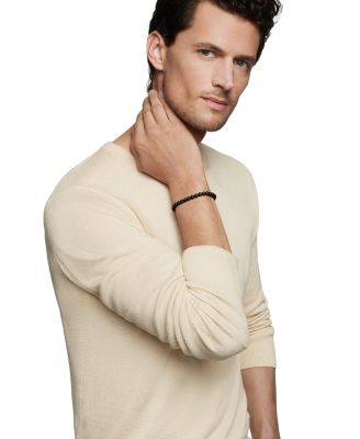 Men&#39;s Spiritual Beads Bracelet with Black Onyx