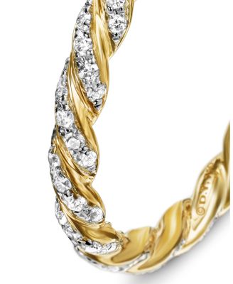 Paveflex Ring with Diamonds in 18K Gold