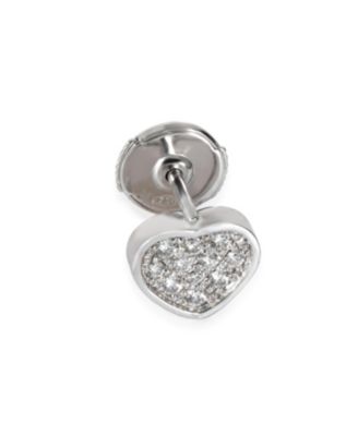  My Happy Hearts 18K White Gold Earring