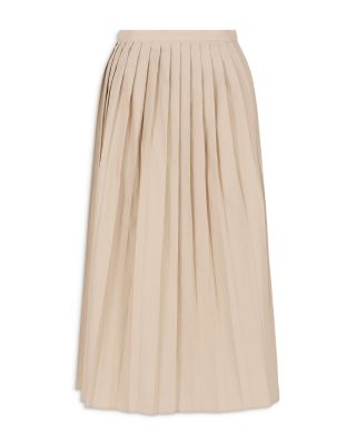 Pleated Midi Skirt