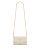 White Grain De Poudre Leather/Gold