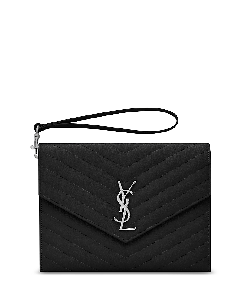 Saint Laurent Cassandre Matelasse Flap Pouch