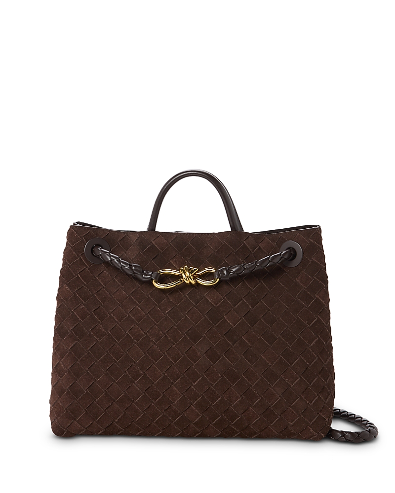 Bottega Veneta Medium Andiamo Intrecciato Leather Shoulder Bag