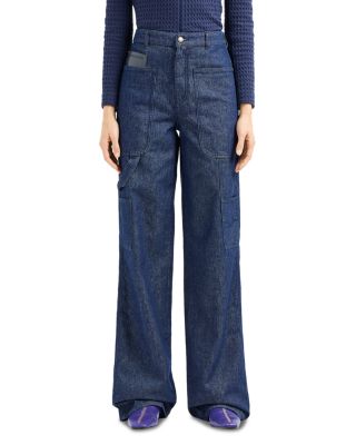Emporio Armani - High Rise Cargo Jeans in Dark Denim