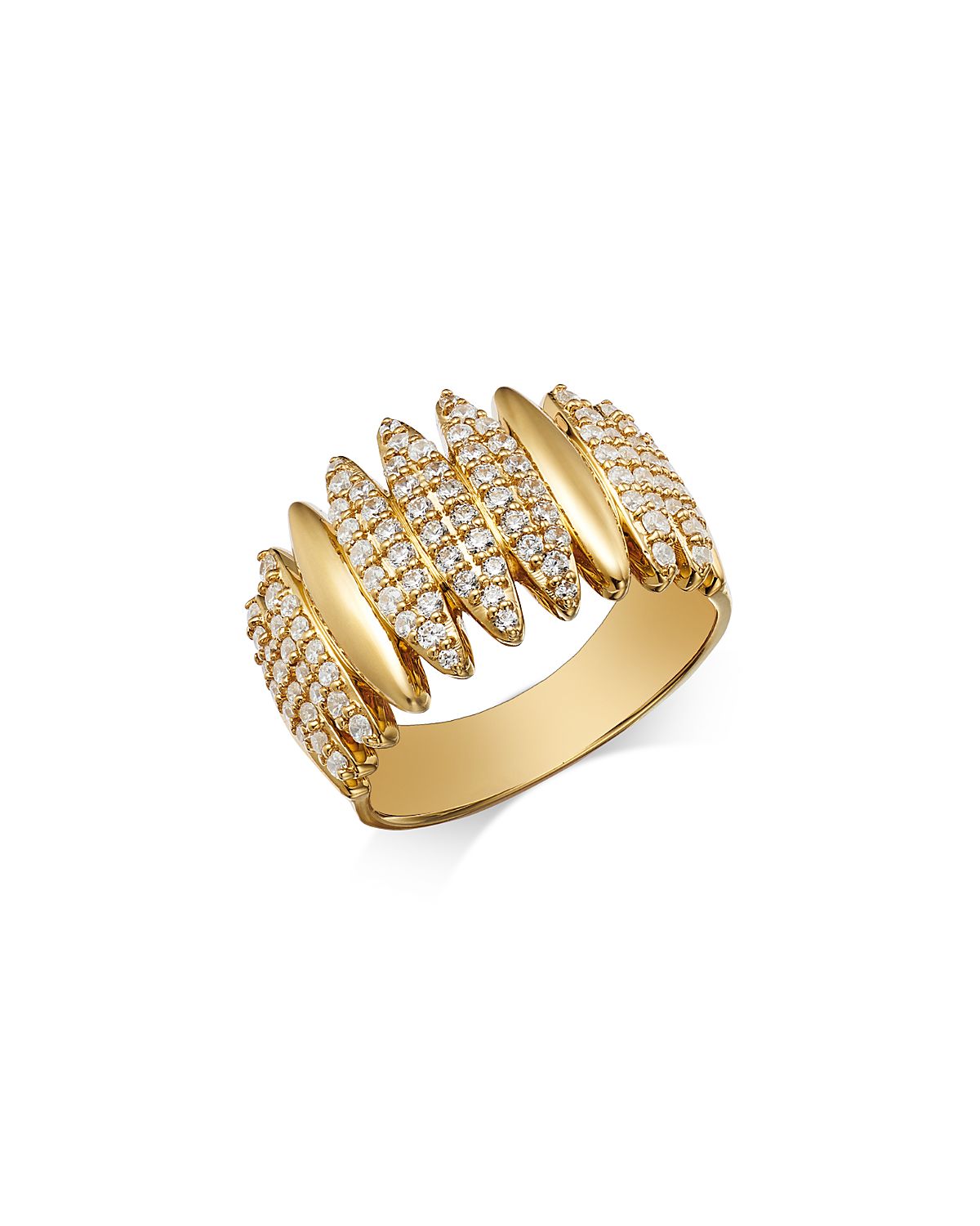 Bloomingdale's Fine Collection 14K Yellow Gold Diamond Ring, 0.75 tcw