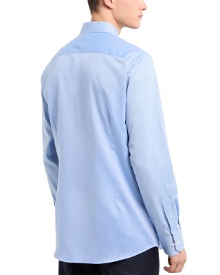 New York Regular Fit Herringbone Dress Shirt