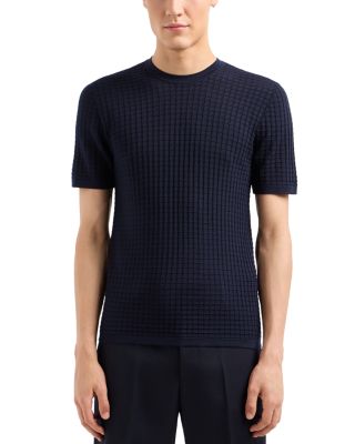 Emporio Armani Square Jacquard Tee