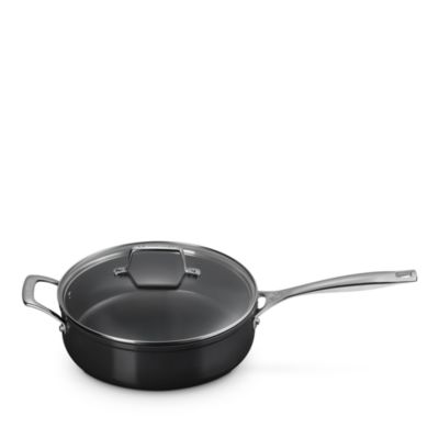 Essential Nonstick Ceramic Stir Fry Pan with Glass Lid, 4.9 Qt.