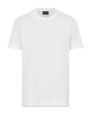 Cotton Jersey Chevron Jacquard Tee