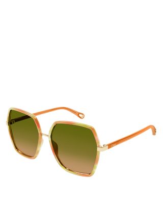 Chloé - Franky Square Sunglasses, 58mm