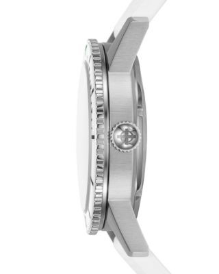 Compression Diver Automatic White Rubber Watch, 40mm