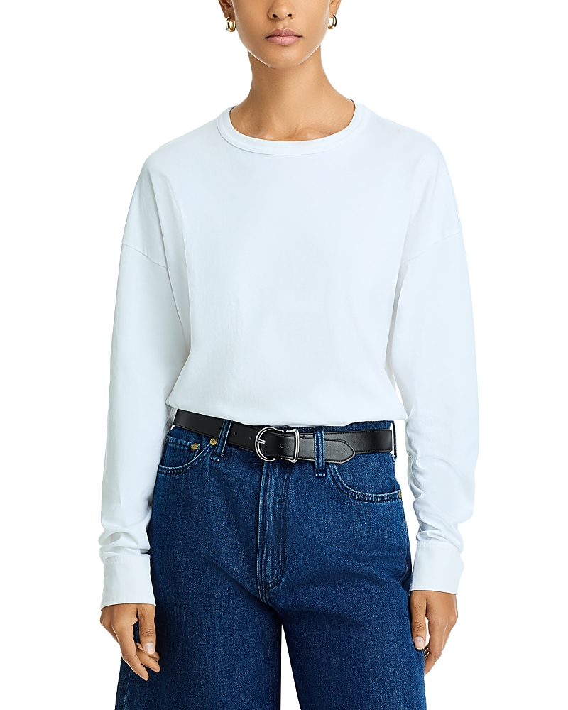 Atm Anthony Thomas Melillo Heavyweight Cotton Jersey Top In White