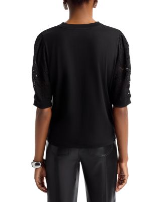 Frankie Lace Sleeve Top