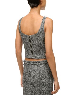 Wells Herringbone Corset Top