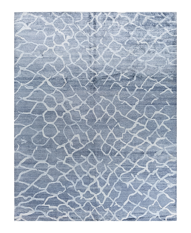 Bloomingdale's Indo Modern M6531 Area Rug, 9'2 X 11'10 In Gray