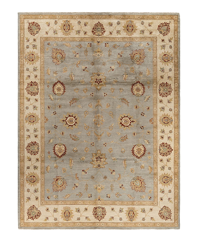 Bloomingdale's Indo Oushak M6163 Area Rug, 9' X 12' In Gray