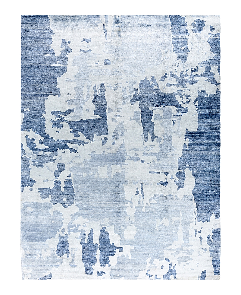Bloomingdale's Indo Modern M6649 Area Rug, 9'2 X 12' In Gray