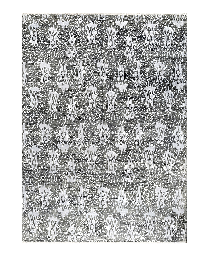 Bloomingdale's Indo Ikat M6297 Area Rug, 9'1 X 12'4 In Gray