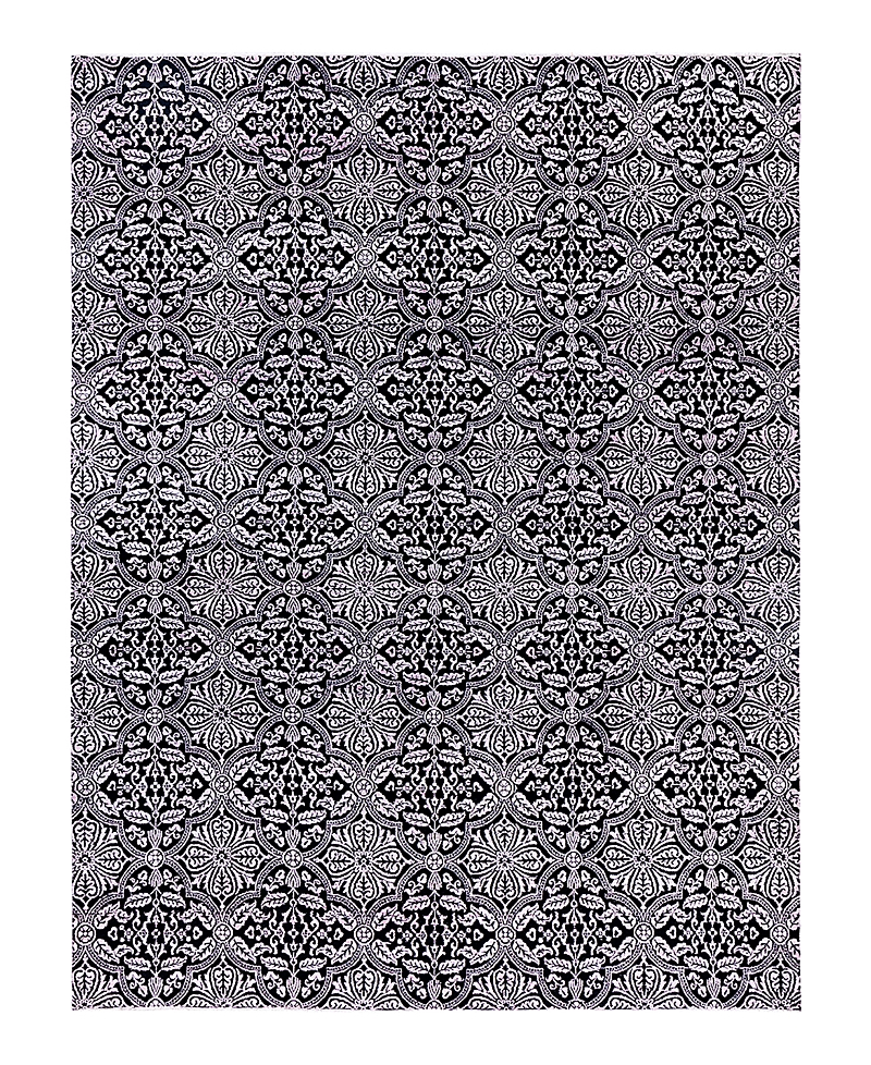 Bloomingdale's Indo Ikat M7258 Area Rug, 9'3 X 12'1 In Black