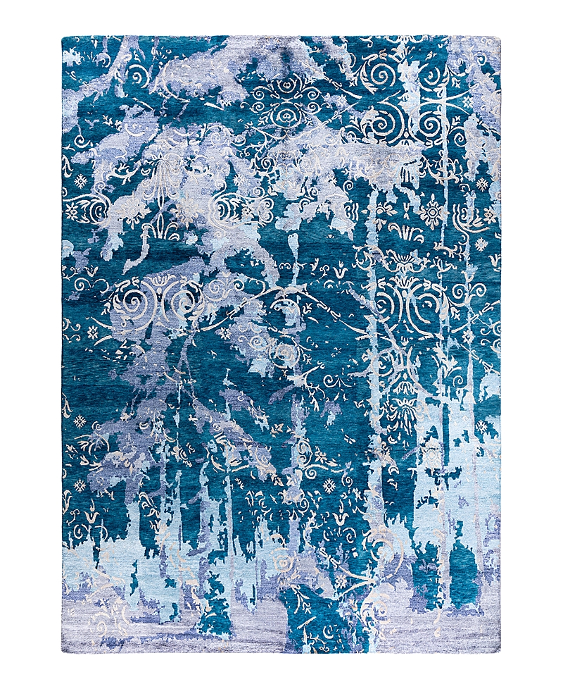 Bloomingdale's Indo Modern M7151 Area Rug, 9'1 X 12'2 In Gray